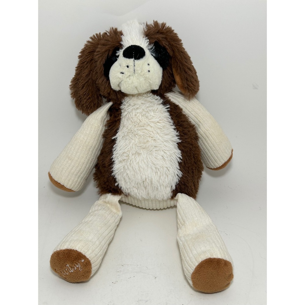 Scentsy Buddy Barnaby the Dog Plush Brown White Corduroy‎ Scent Pouch Toy